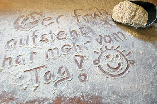 Wer früh aufsteht ...